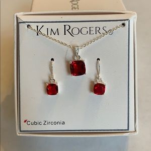 Cubic Zirconia-Ruby Jem  NIB